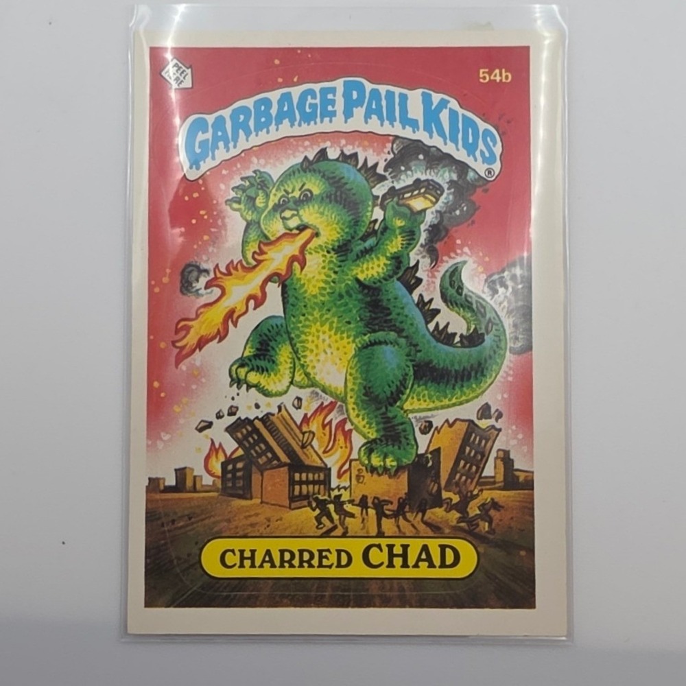 Topps Garbage Pail Kids Trading Card OS2 Charred Chad Good 54b